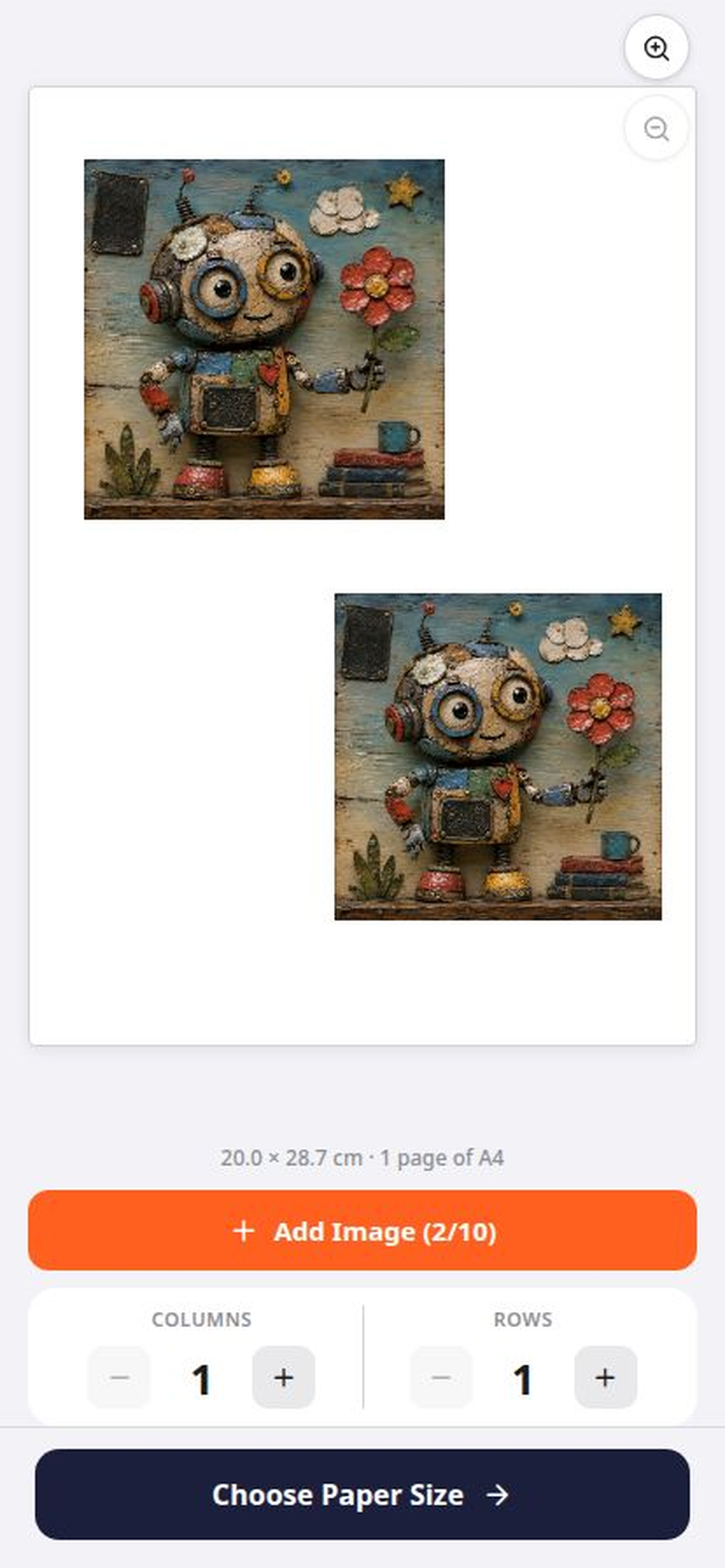 Multi-image layout